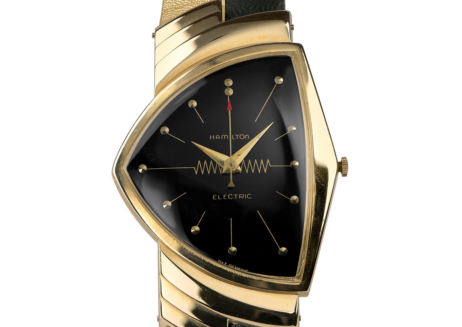 The Hamilton Ventura, released in 1957, was the first electric watch